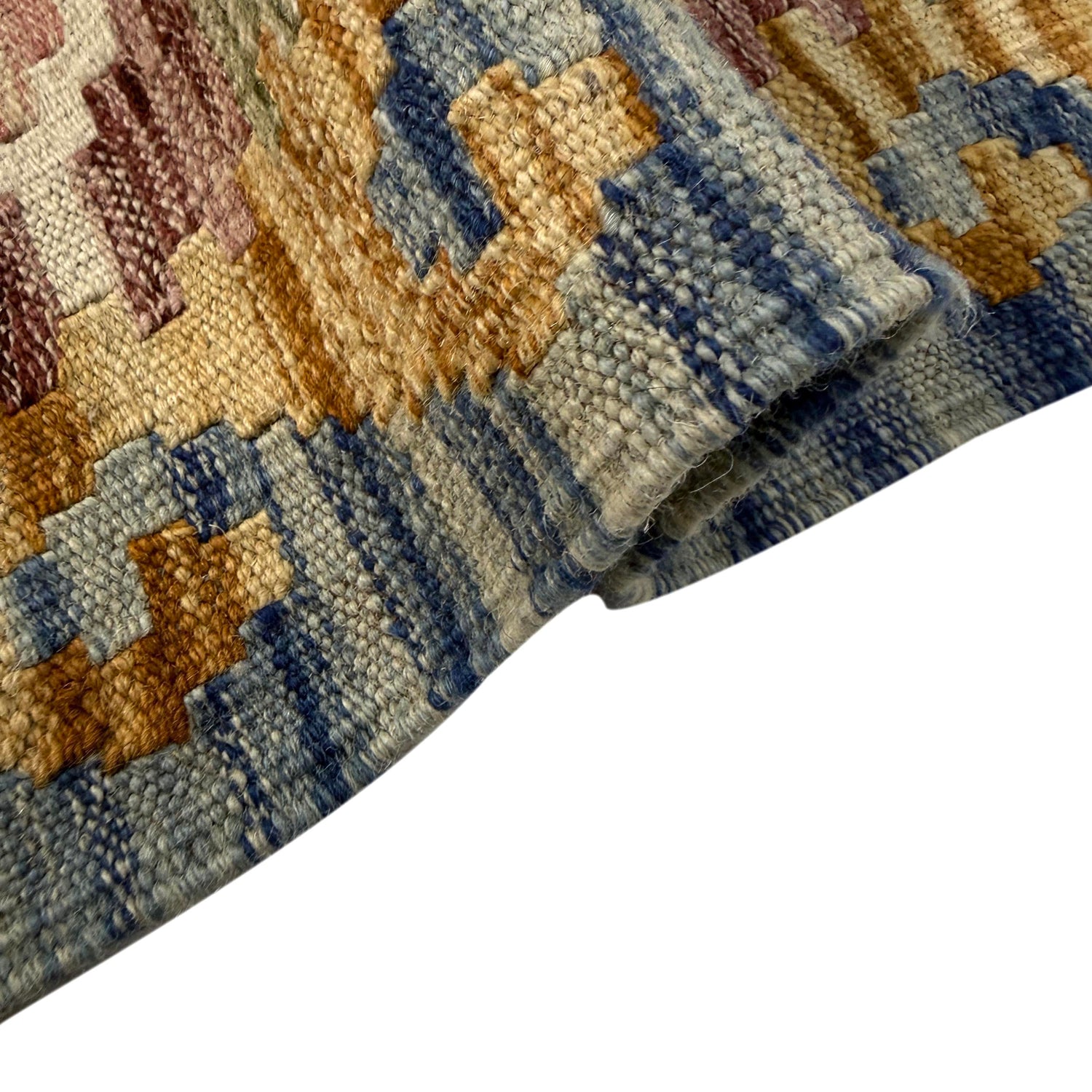 Handmade Multi Kilim Geometric 4x7 ft