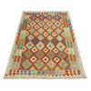 Handmade Multi Kilim Geometric 4x7 ft