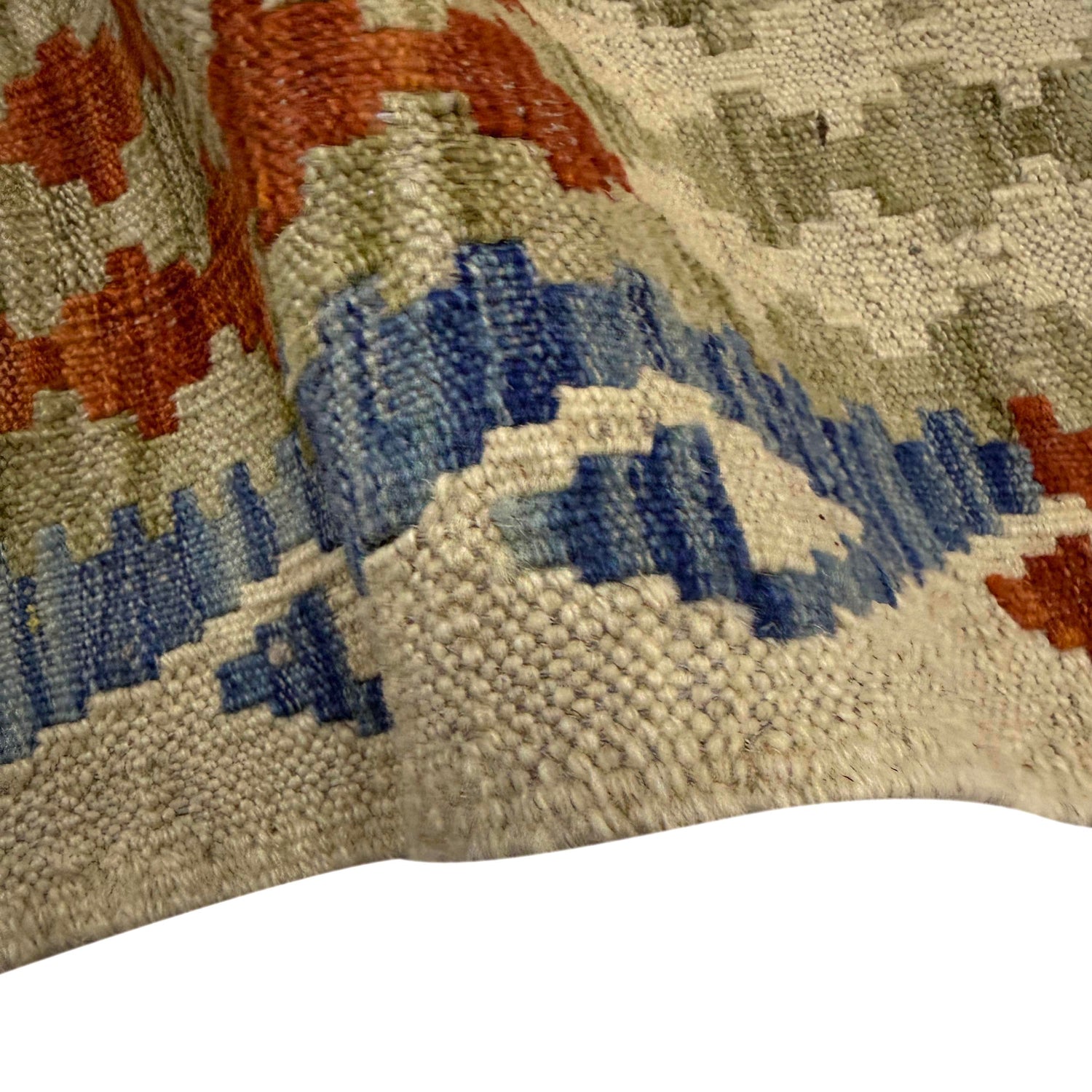 Handmade Multi Kilim Geometric 4x7 ft