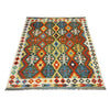 Handmade Multi Kilim Geometric 4x7 ft