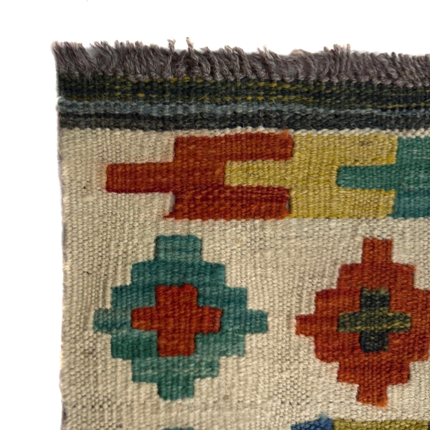 Handmade Multi Kilim Geometric 4x7 ft