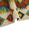 Handmade Multi Kilim Geometric 4x7 ft