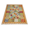Handmade Multi Kilim Geometric 4x7 ft