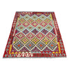 Handmade Multi Kilim Geometric 4x7 ft