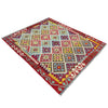 Handmade Multi Kilim Geometric 4x7 ft