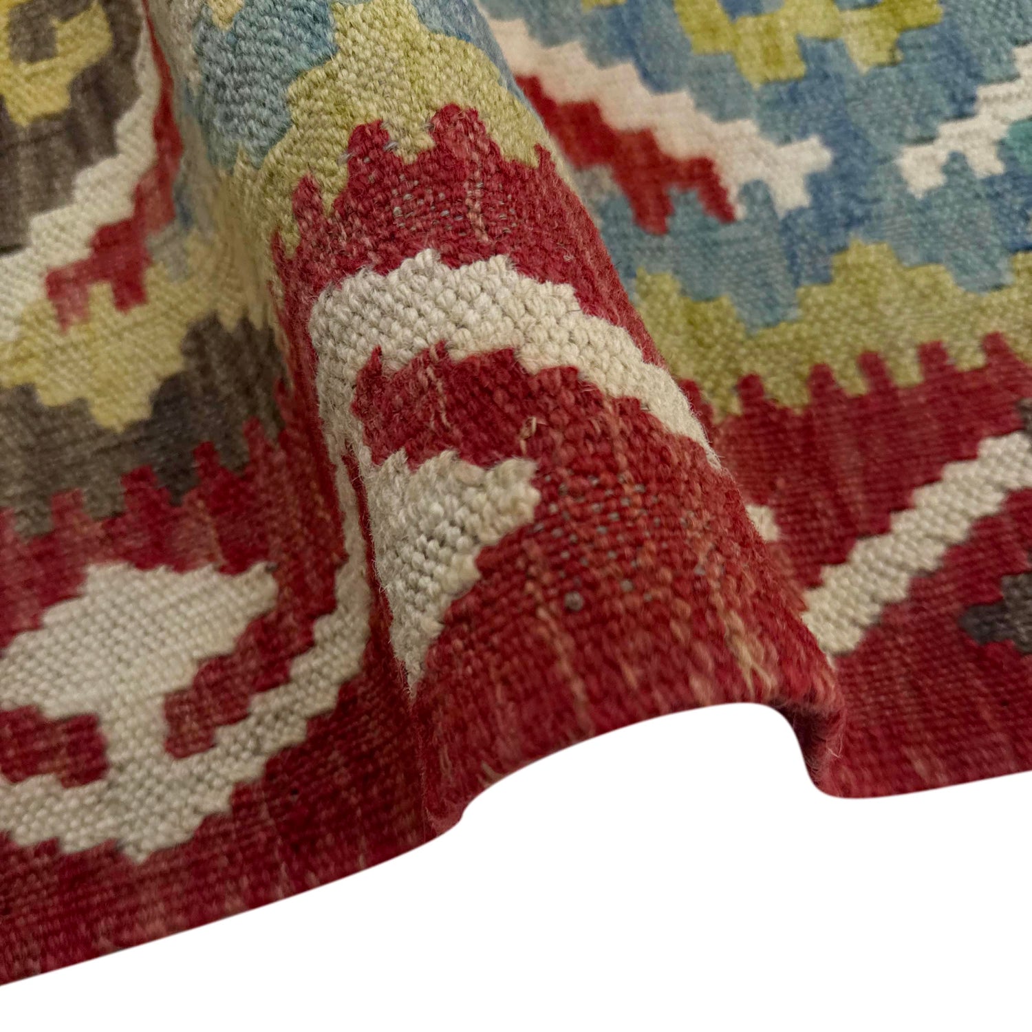 Handmade Multi Kilim Geometric 4x7 ft