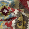 Handmade Multi Kilim Geometric 4x7 ft