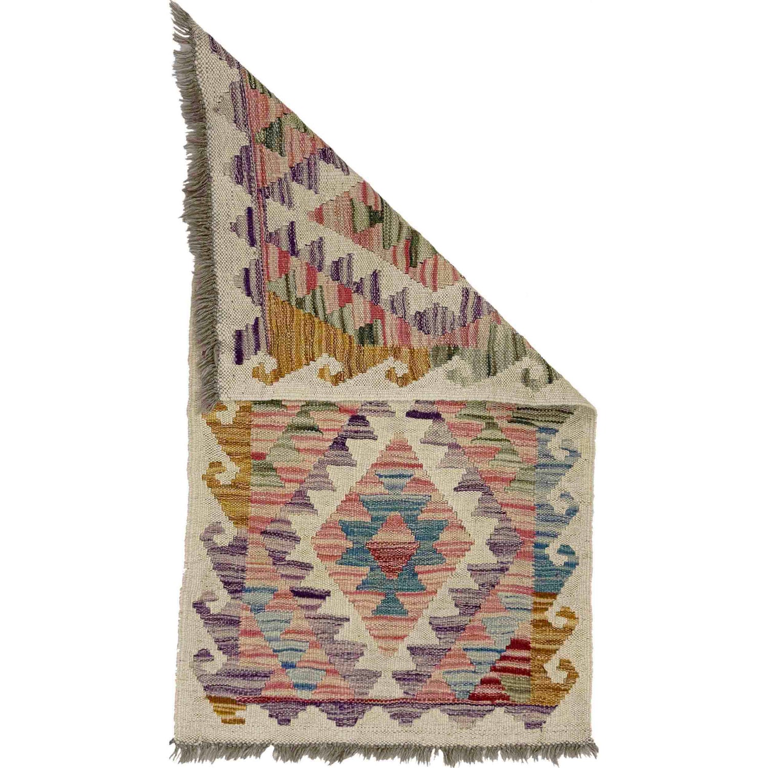 Handmade Multi Kilim Geometric 2x3 ft
