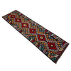 Handmade Multi Kilim Geometric 10' Runner