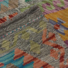 Handmade Multi Kilim Geometric 10' Runner