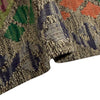 Handmade Multi Kilim Geometric 10' Runner