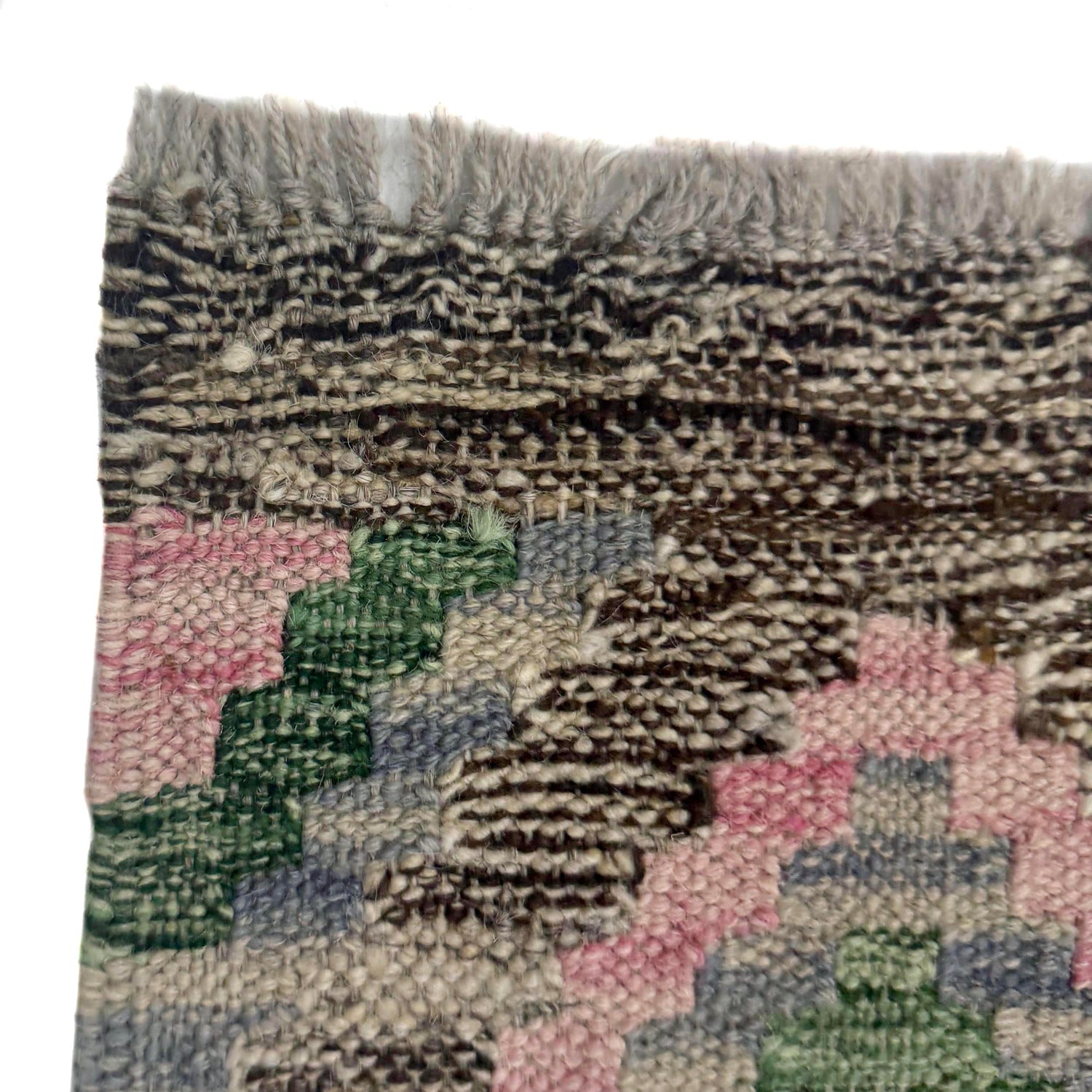 Handmade Multi Kilim Geometric 6' Runner