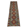 Handmade Multi Kilim Geometric 10' Runner