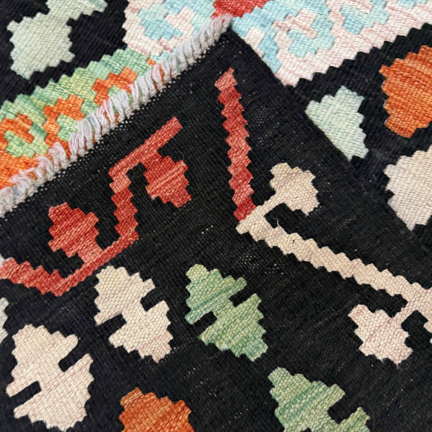 Handmade Multi Kilim Geometric 3x5 ft