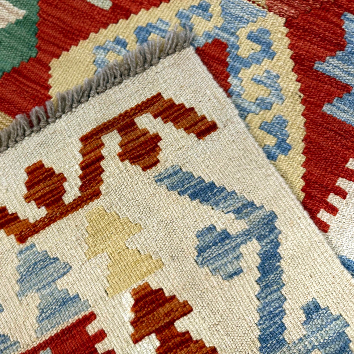 Handmade Multi Kilim Geometric 3x5 ft