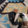 Handmade Multi Kilim Geometric 10' Runner
