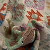 Handmade Multi Kilim Geometric 10' Runner