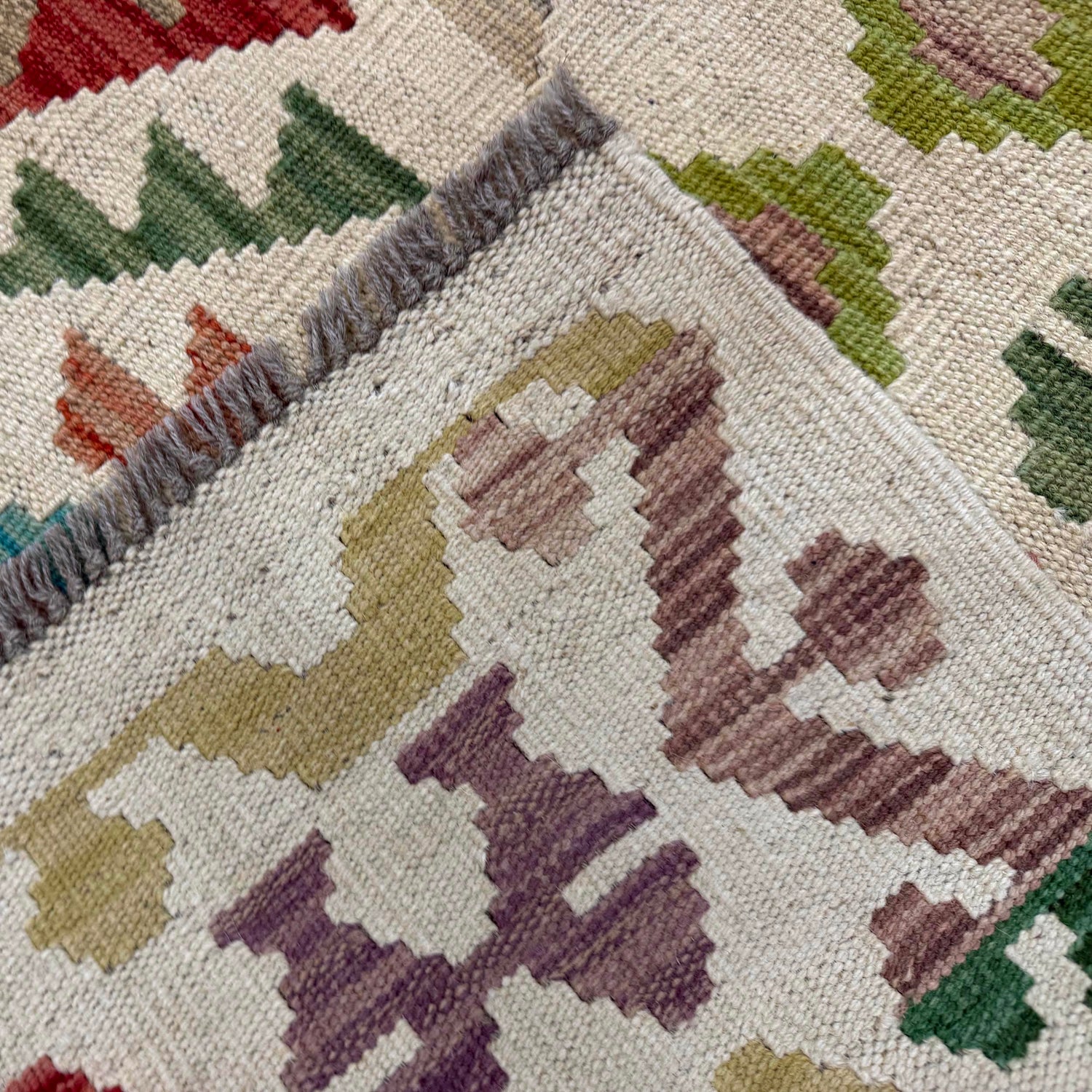 Handmade Multi Kilim Geometric 8x10 ft