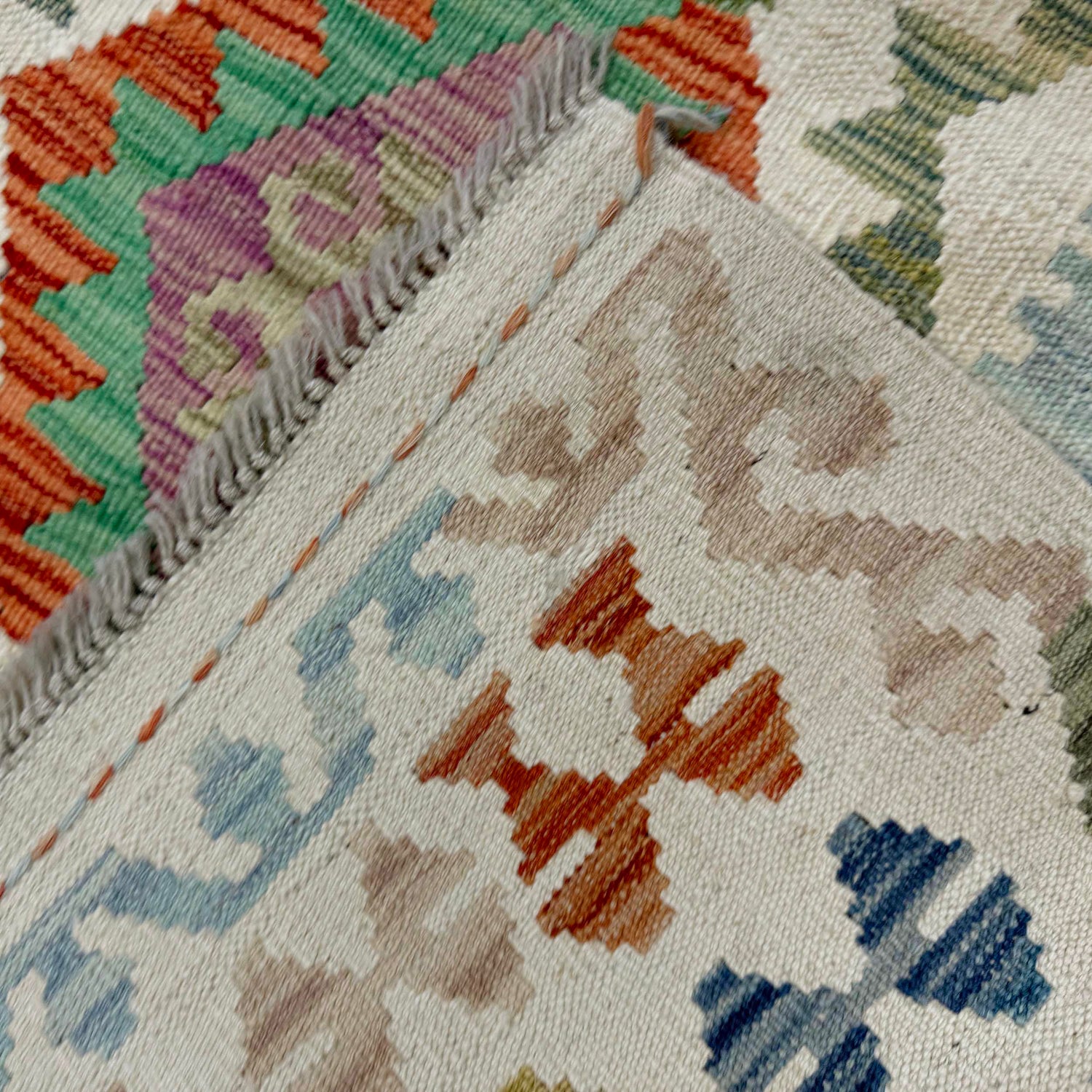 Handmade Multi Kilim Geometric 8x10 ft