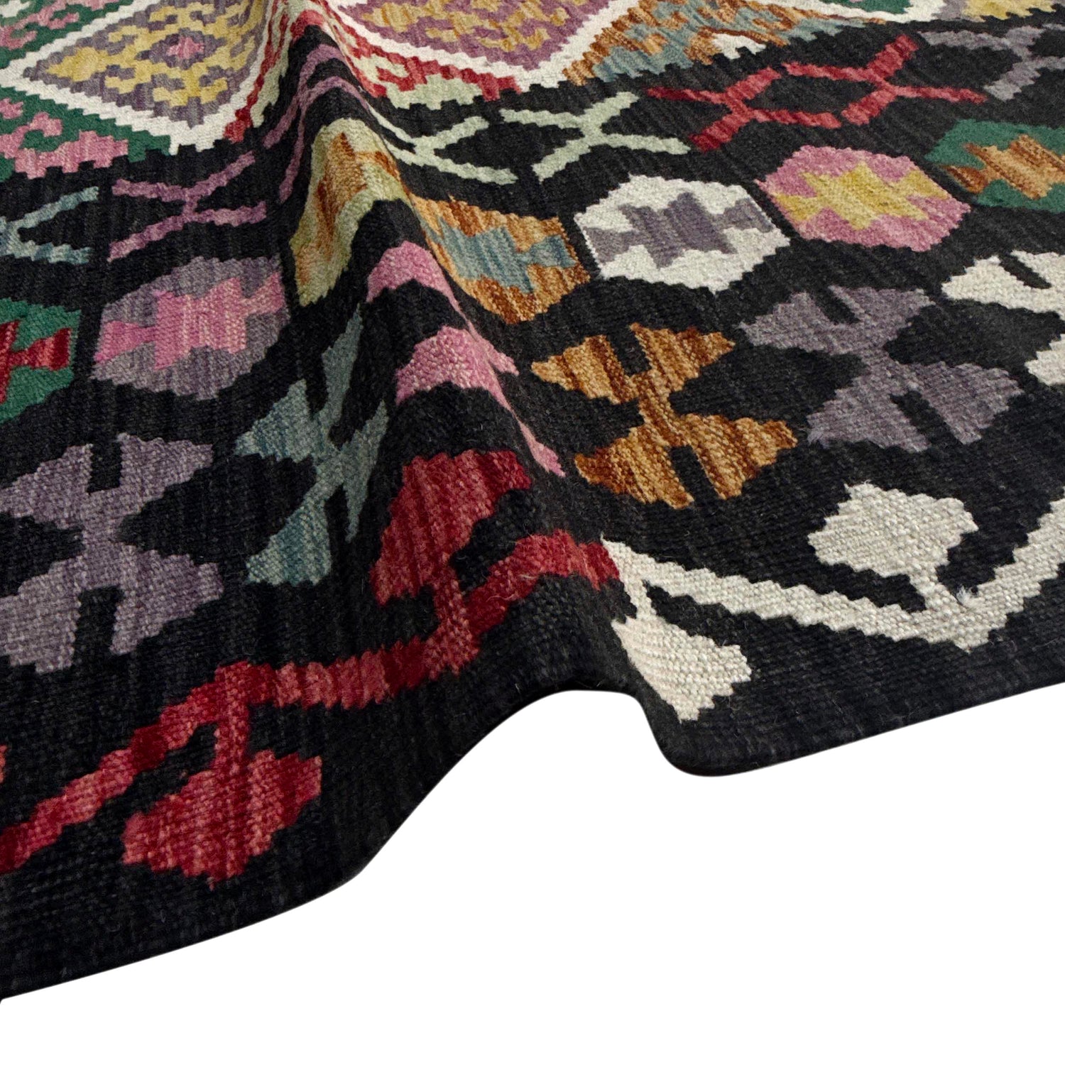 Handmade Multi Kilim Geometric 10x16 ft