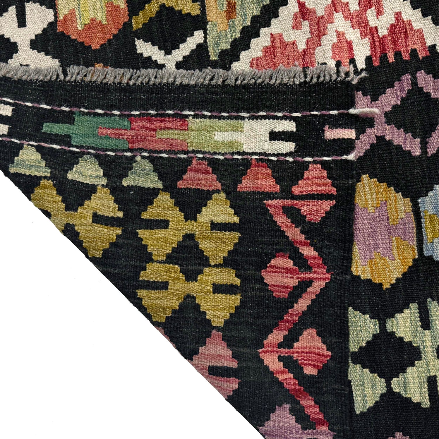 Handmade Multi Kilim Geometric 10x16 ft