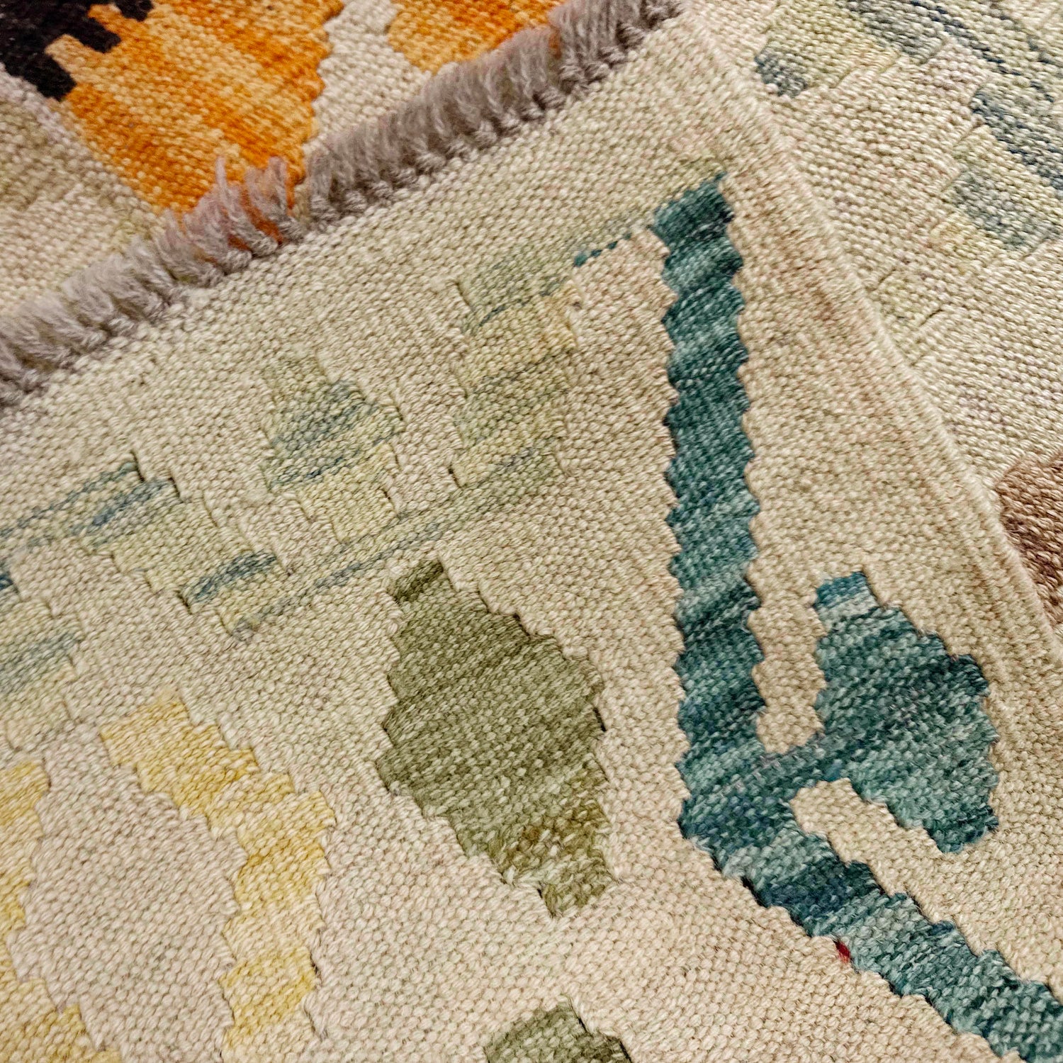 Handmade Multi Kilim Geometric 9x12 ft