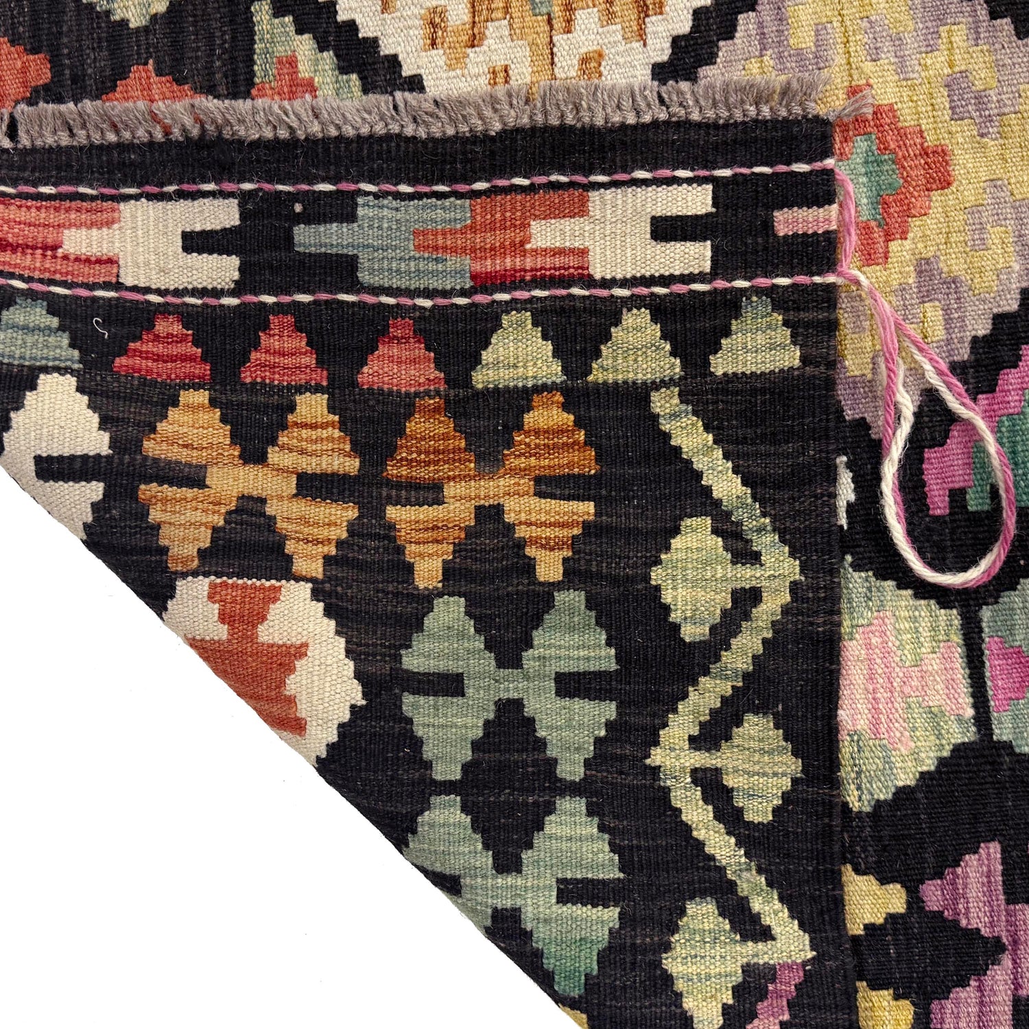 Handmade Multi Kilim Geometric 10x16 ft
