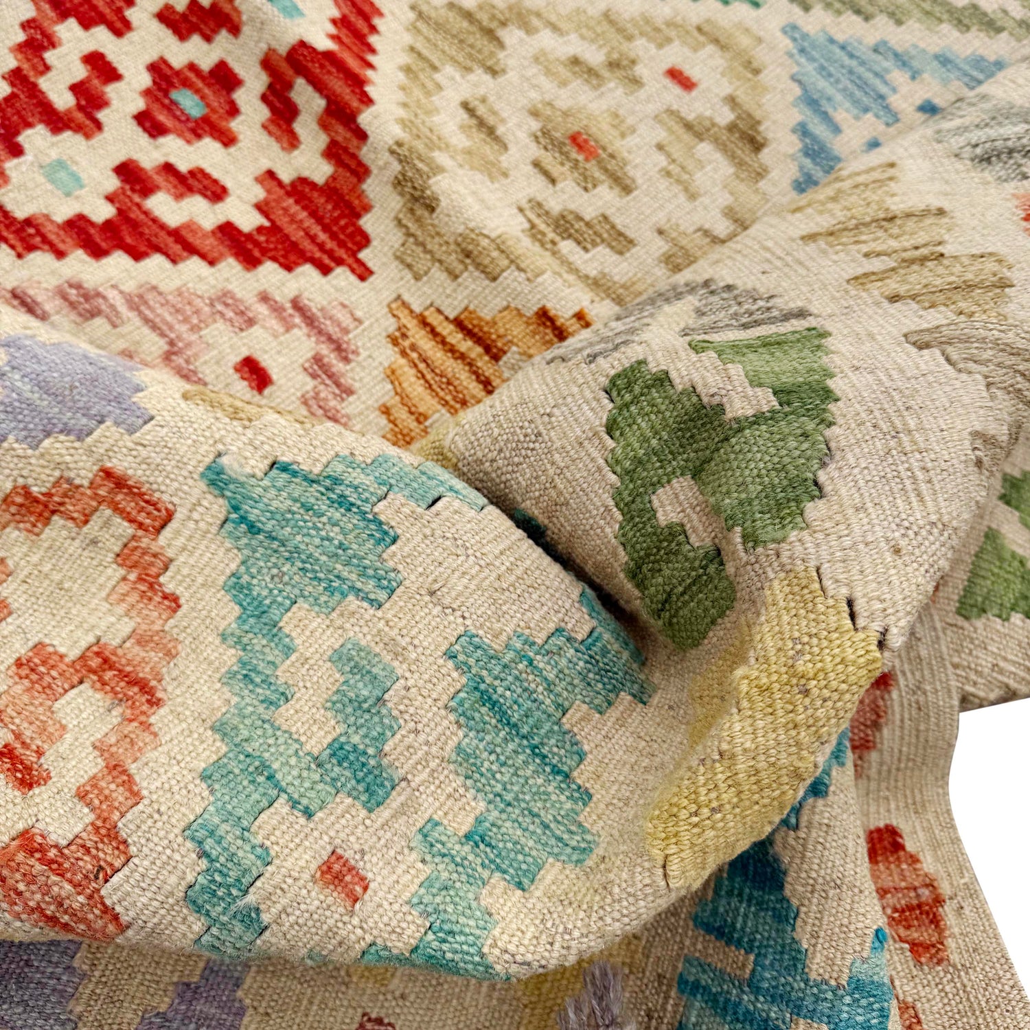 Handmade Multi Kilim Geometric 13x20 ft