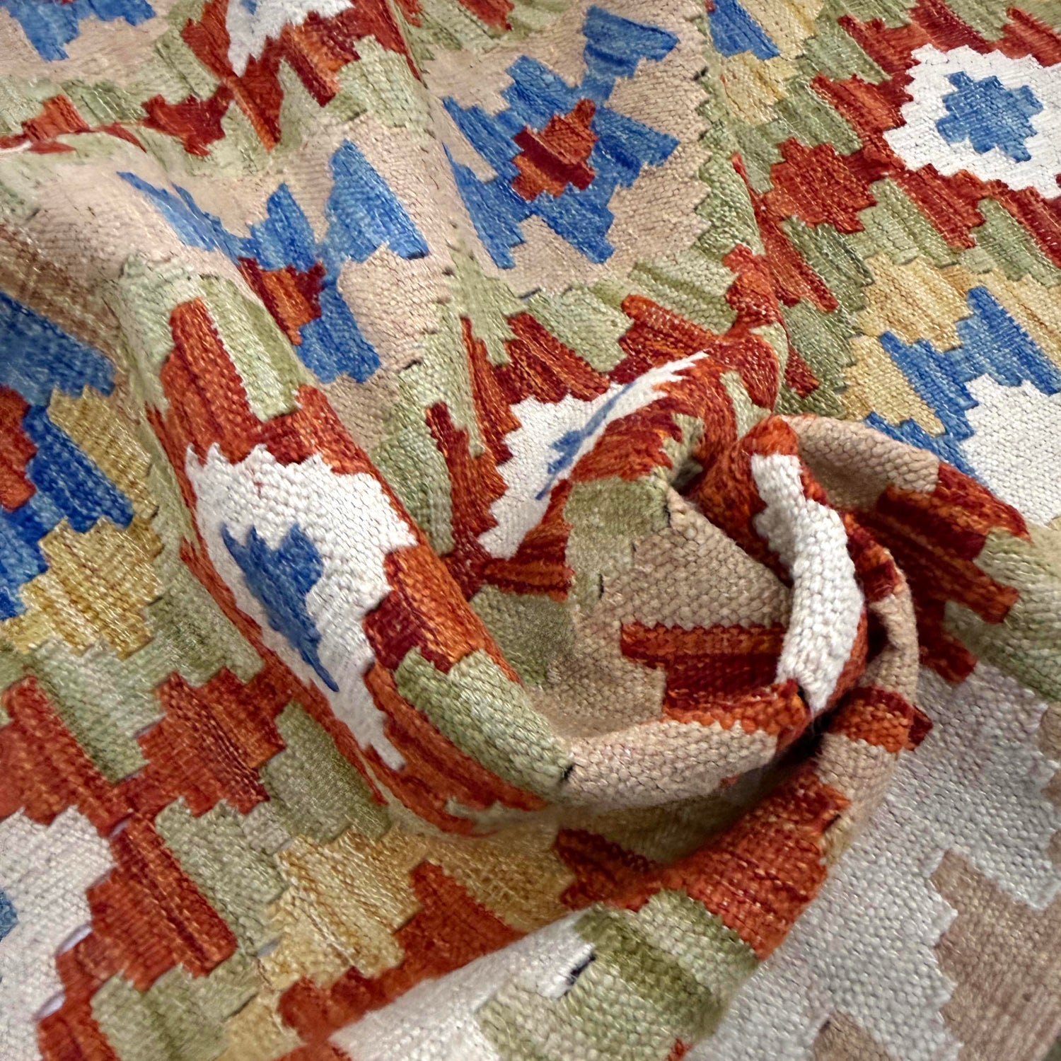 Handmade Multi Kilim Geometric 5x8 ft
