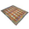 Handmade Multi Kilim Geometric 5x8 ft