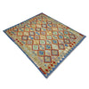 Handmade Multi Kilim Geometric 5x8 ft