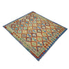 Handmade Multi Kilim Geometric 5x8 ft