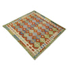 Handmade Multi Kilim Geometric 5x8 ft