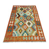 Handmade Multi Kilim Geometric 4x6 ft