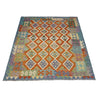 Handmade Multi Kilim Geometric 5x8 ft