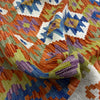 Handmade Multi Kilim Geometric 5x8 ft