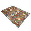 Handmade Multi Kilim Geometric 5x8 ft