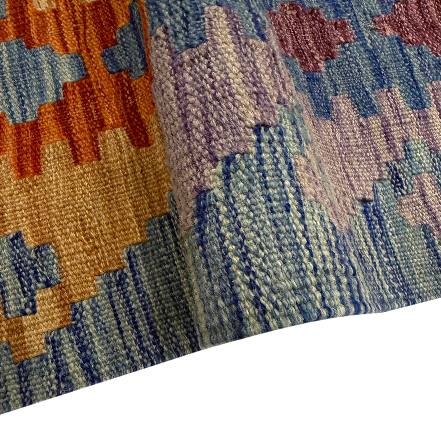 Handmade Multi Kilim Geometric 5x8 ft