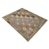 Handmade Multi Kilim Geometric 5x8 ft