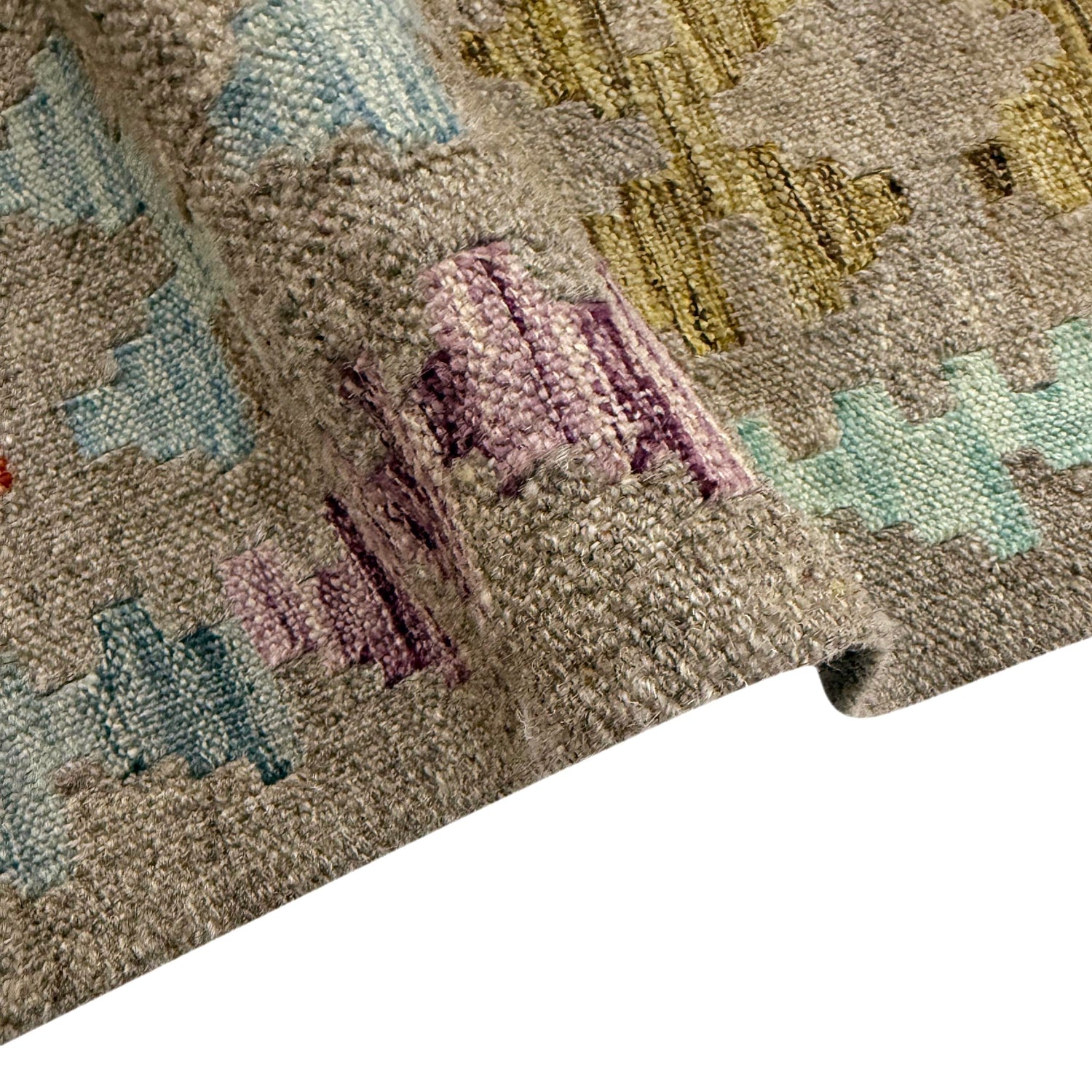 Handmade Multi Kilim Geometric 5x8 ft