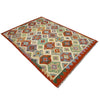 Handmade Multi Kilim Geometric 5x8 ft