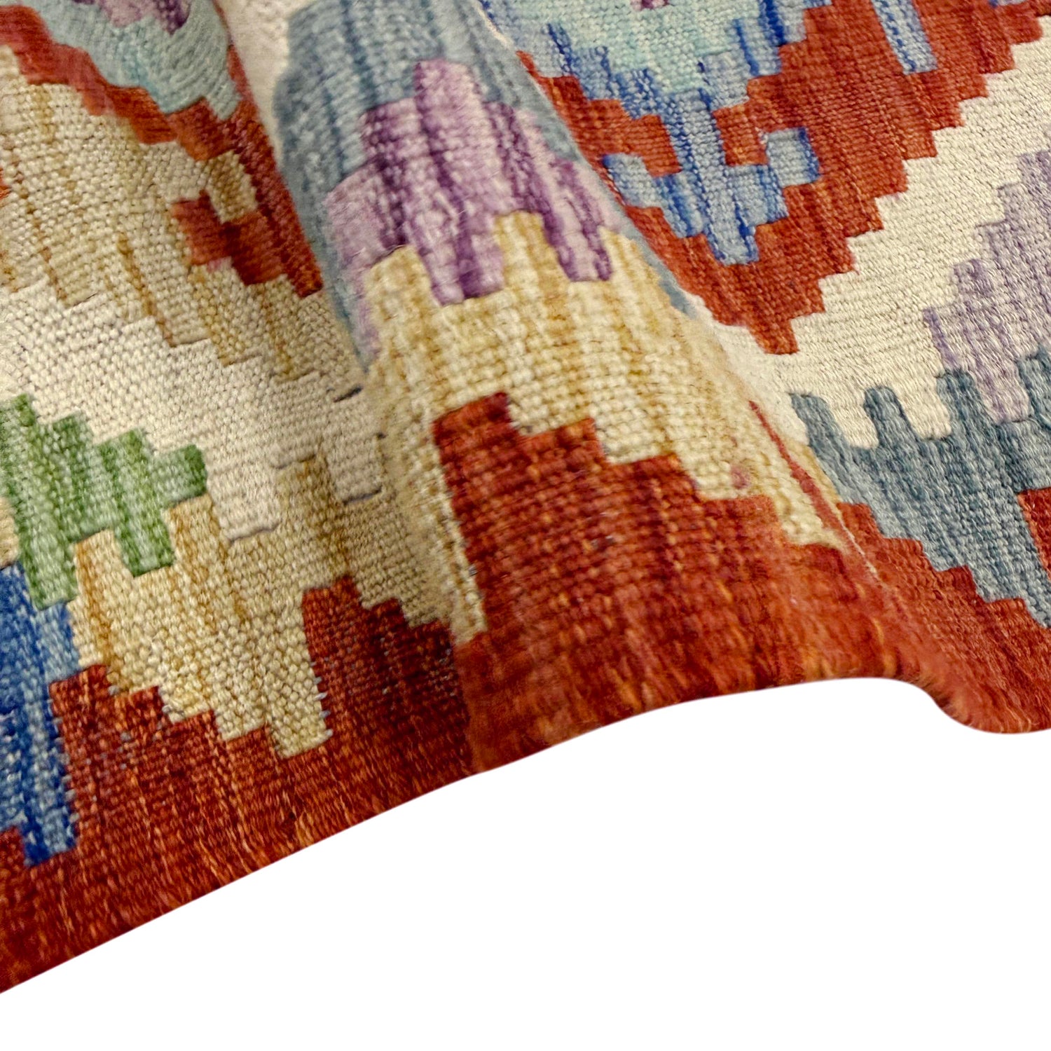 Handmade Multi Kilim Geometric 5x8 ft