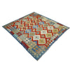 Handmade Multi Kilim Geometric 5x8 ft
