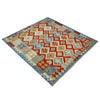 Handmade Multi Kilim Geometric 5x8 ft