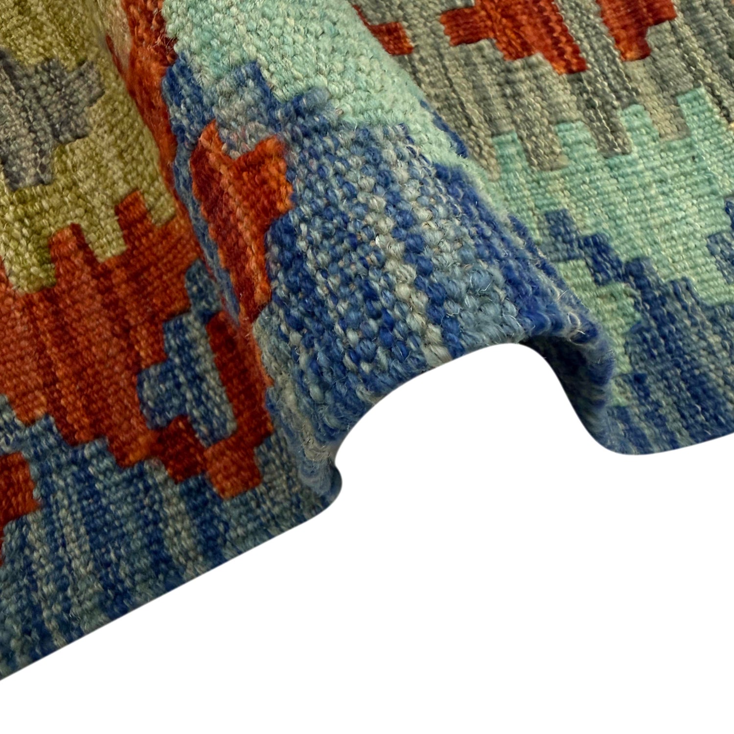 Handmade Multi Kilim Geometric 5x8 ft
