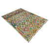 Handmade Multi Kilim Geometric 5x8 ft
