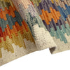 Handmade Multi Kilim Geometric 5x8 ft