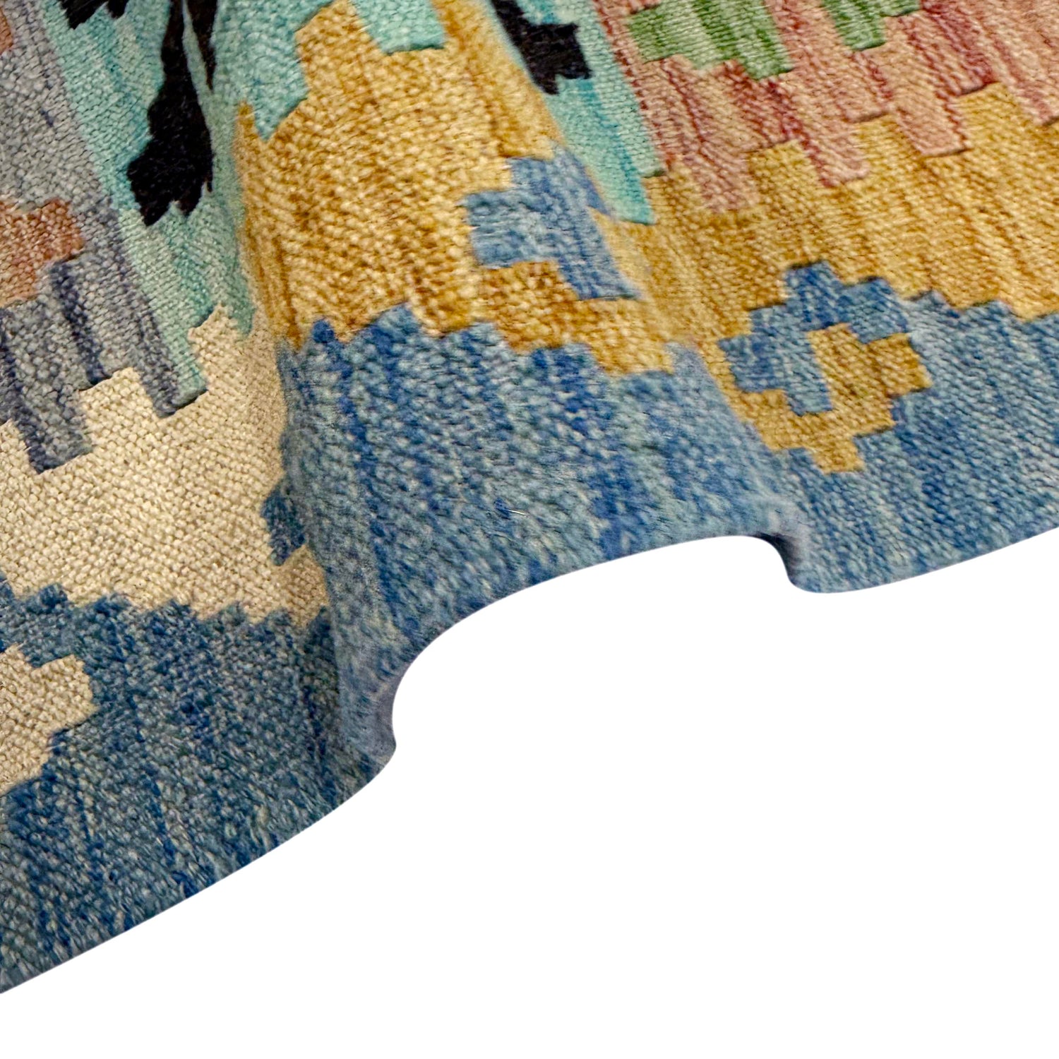 Handmade Multi Kilim Geometric 5x8 ft
