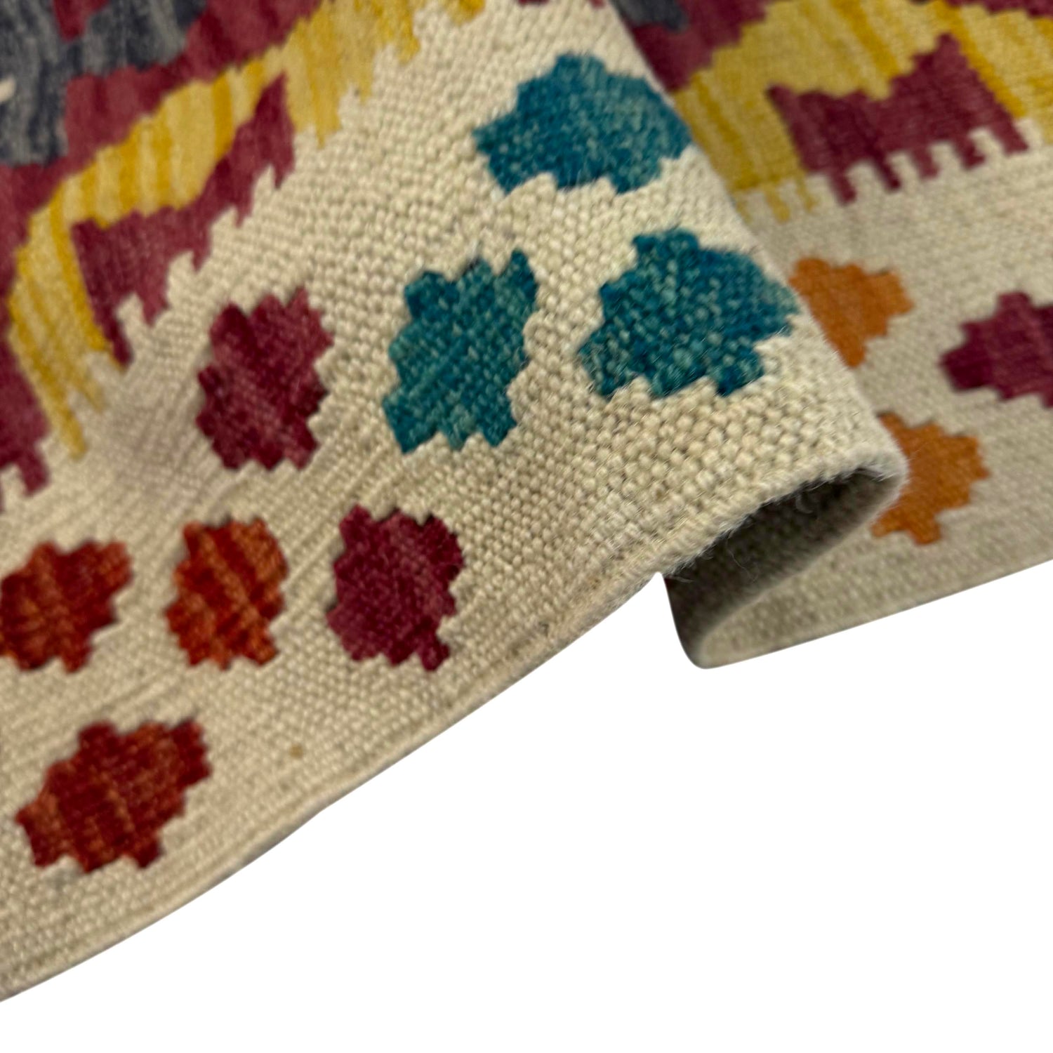 Handmade Multi Kilim Geometric 4x6 ft