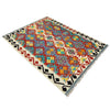 Handmade Multi Kilim Geometric 4x6 ft